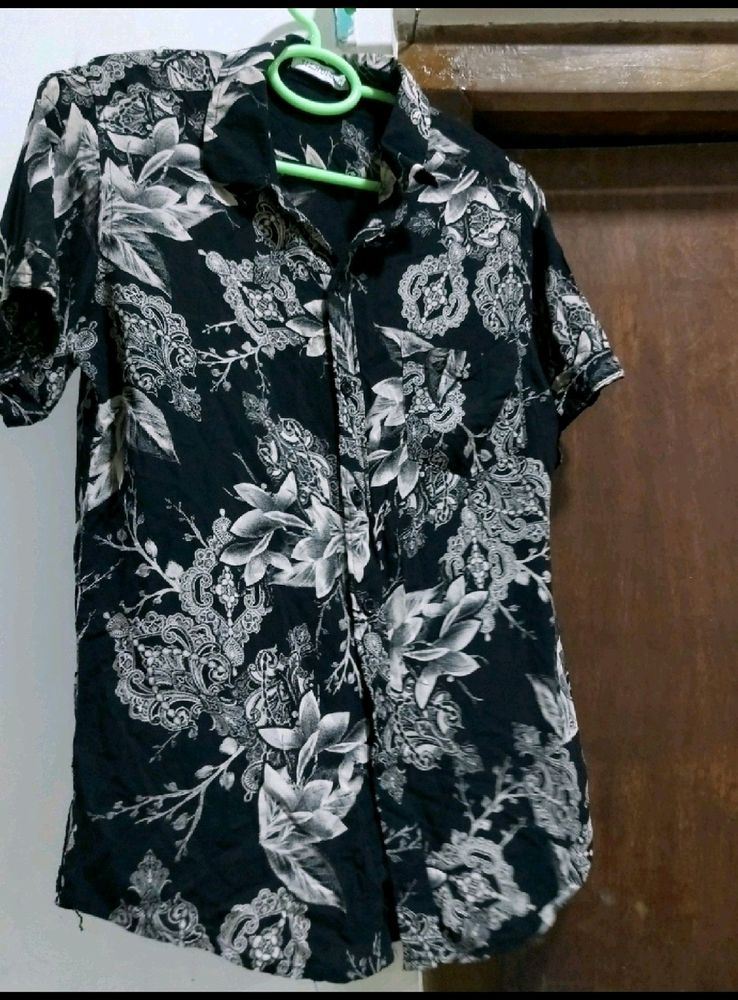 Slim Fit Printed Shirt For Men