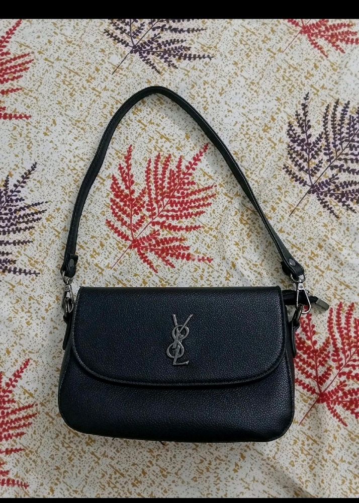 Black YSL shoulder Bag