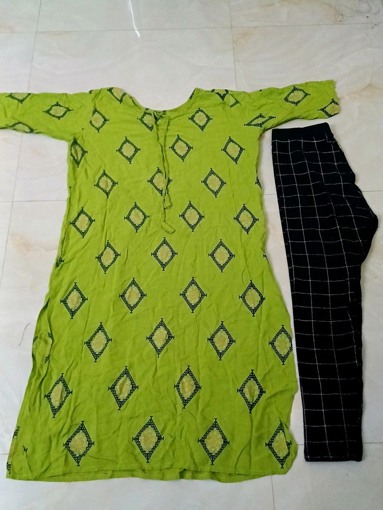 Kurti Set Green 💚