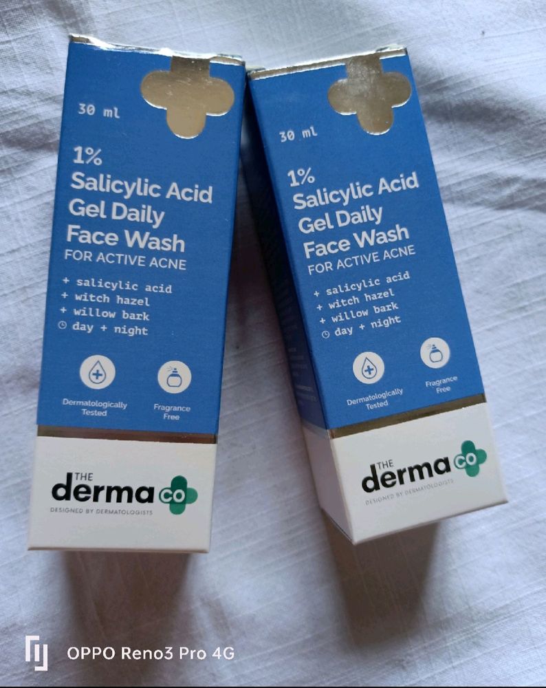 Pack of 2 1% Salicylic Acid Daily Gel Facewash