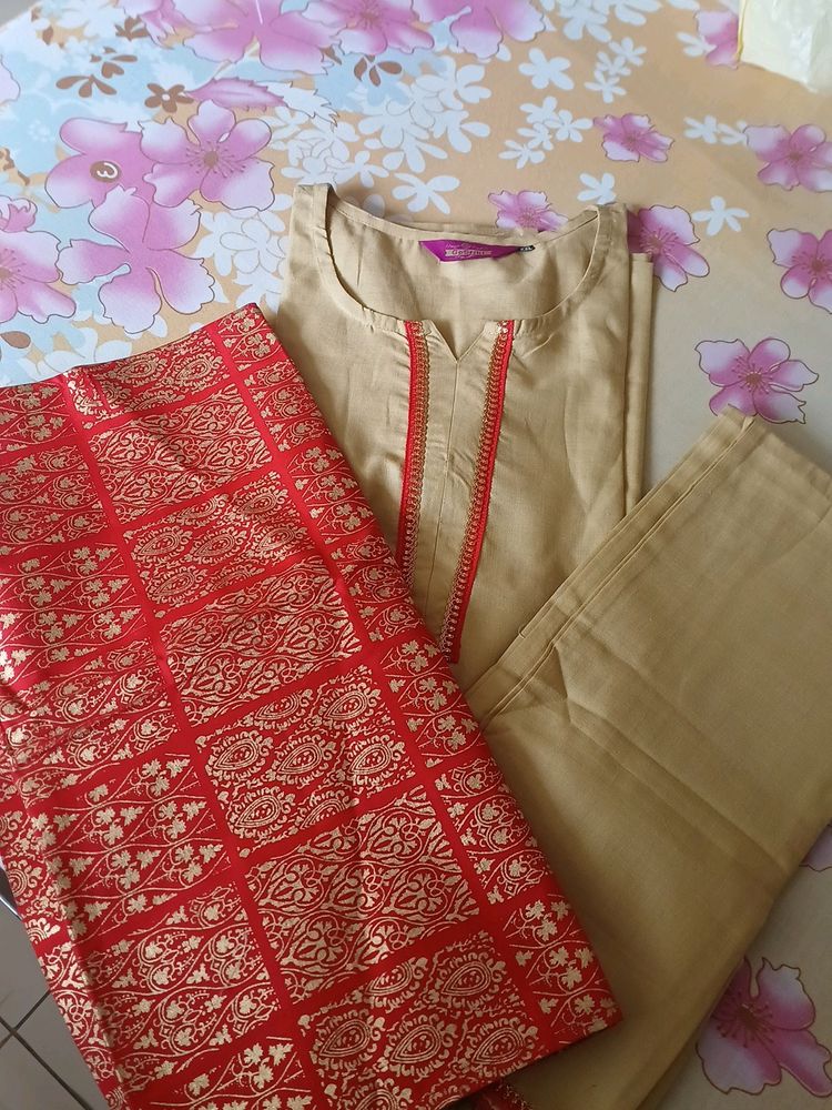 Kurti With Dupatta