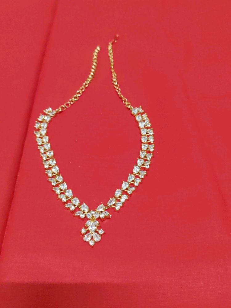 Stone Gold Plated Necklace