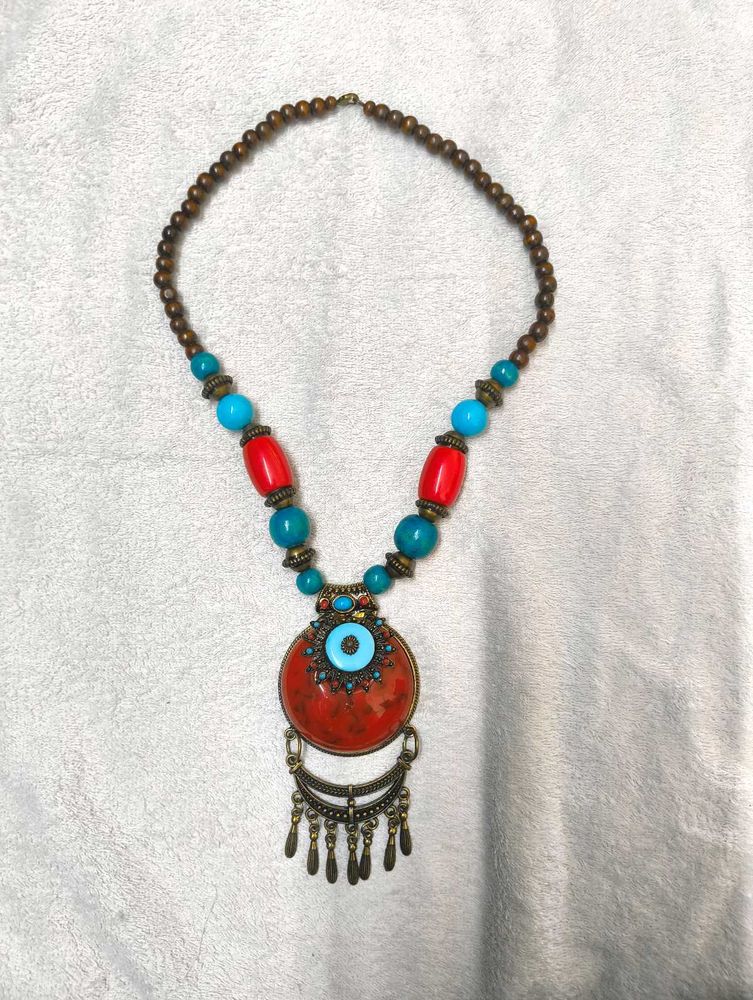 Traditional Heavy Red Neckpiece