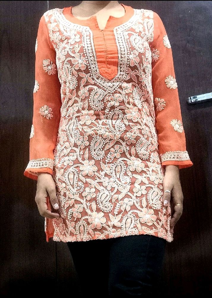 Pure Lucknowi Kurta 👌👌👌