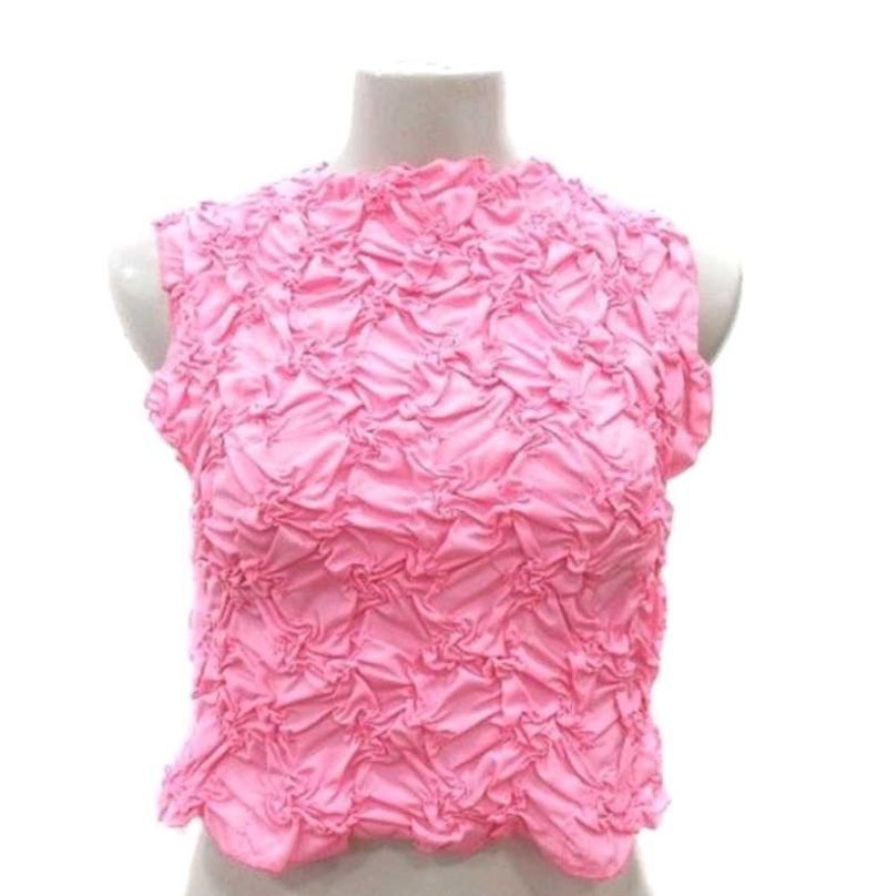 Zara Pink Handkerchief Top