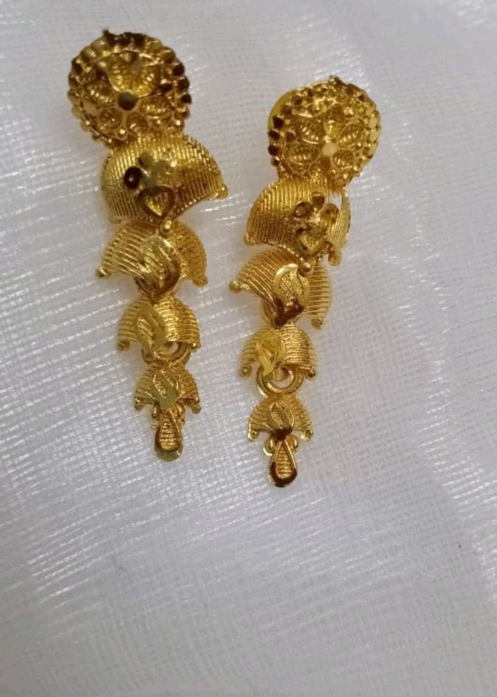 Gold Plated Earring Only 50/-