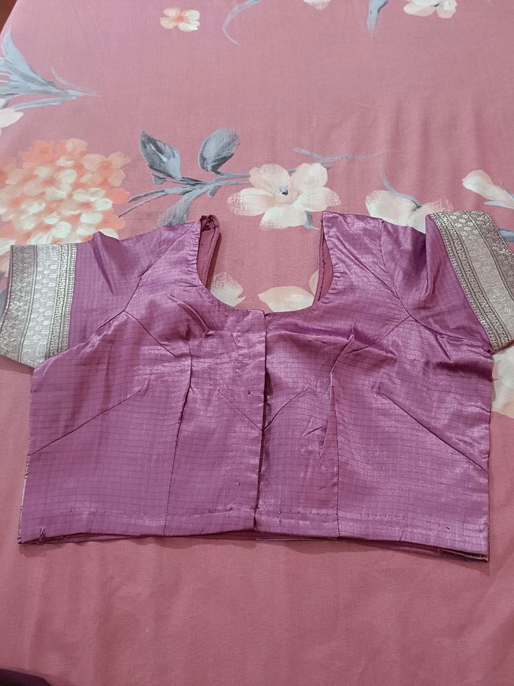 Blouse Magenta Silk 2