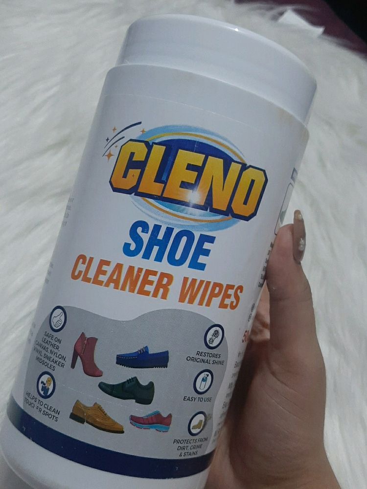 Cleno Shoe Cleaner Wipes