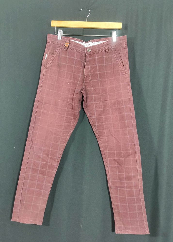 Maroon Casual Pant (Men)