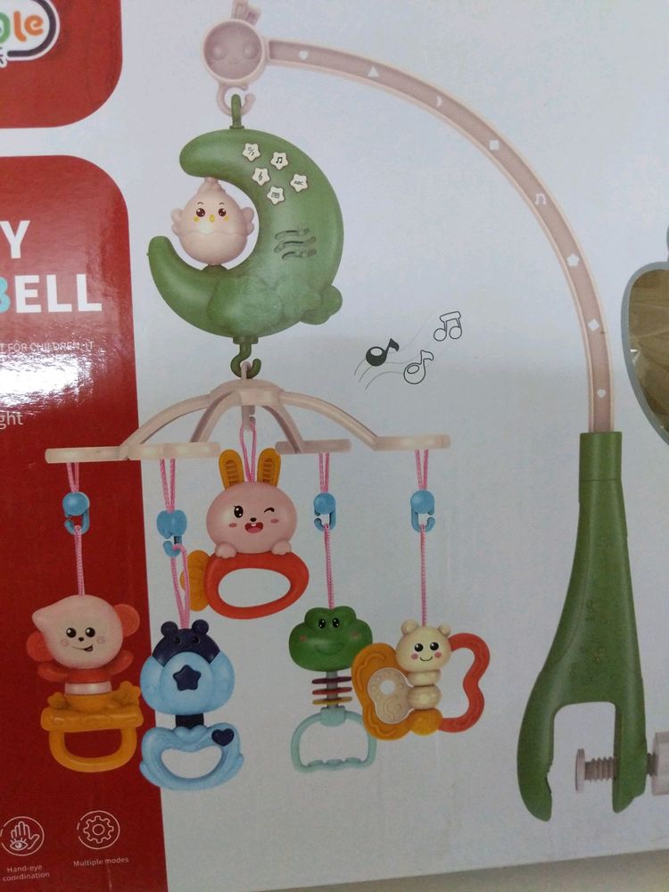 Musical Cot Mobile Crib Bed Bell Hanging