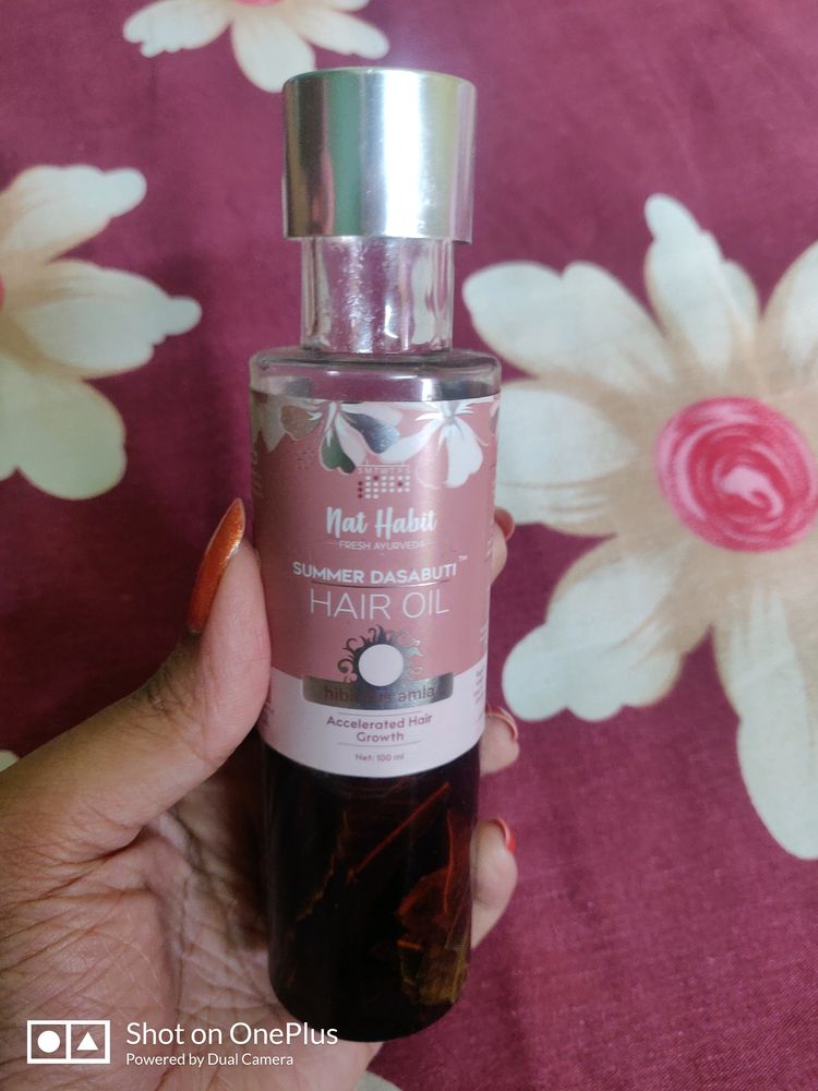 NAT HABIT HIBISCUS AMLA HAIR OIL