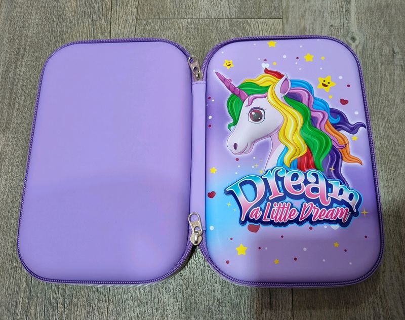 7D Unicorn Big Pencil Pouch