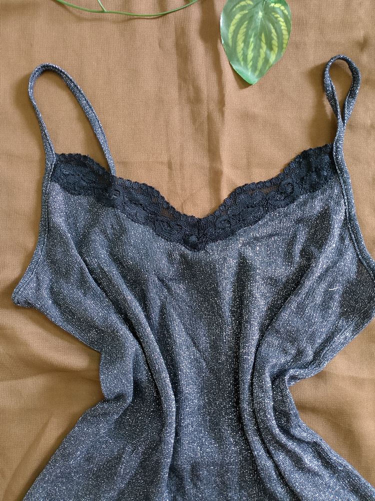 Shimmery Cami Top.