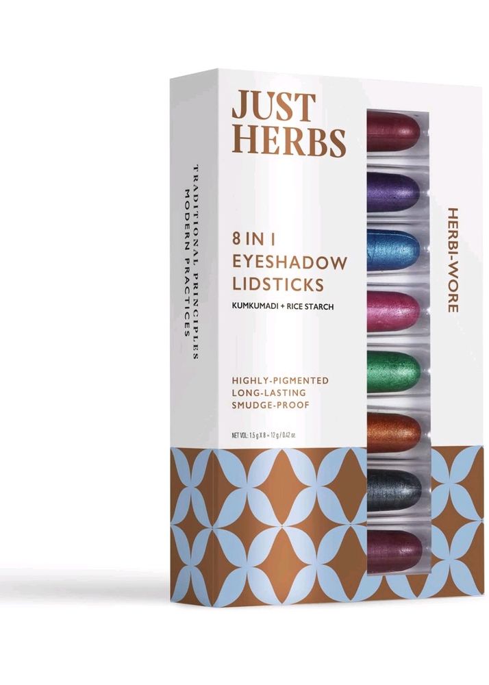 8 In 1 Eyeshadow Sticks From Just Herbs