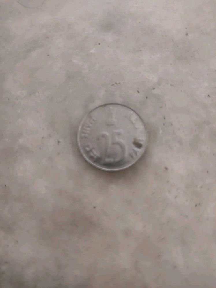 COIN 25 PAISA OF 1990