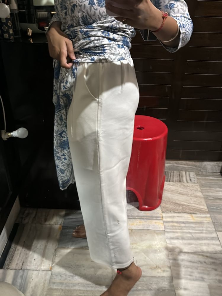 White Formal Trousers