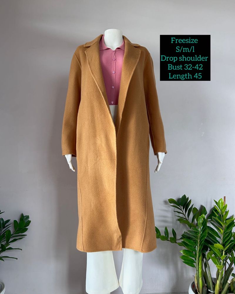 Premium Beige Overcoat