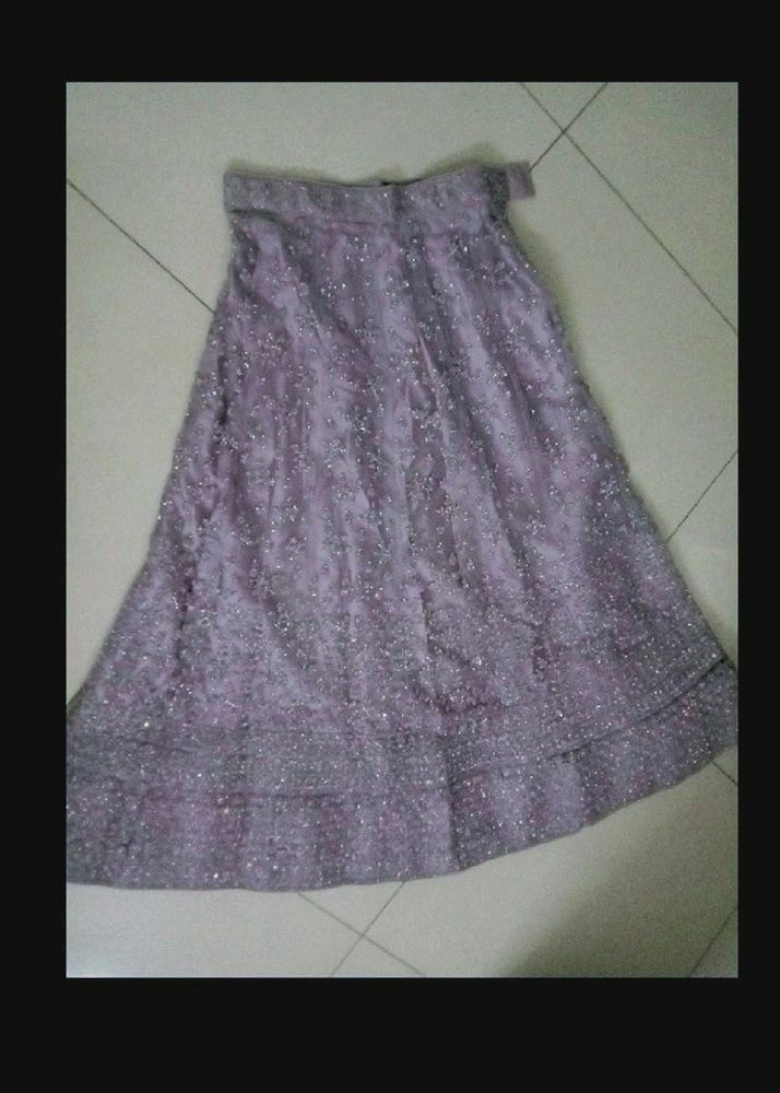 Traditional Lavender Lehnga Set