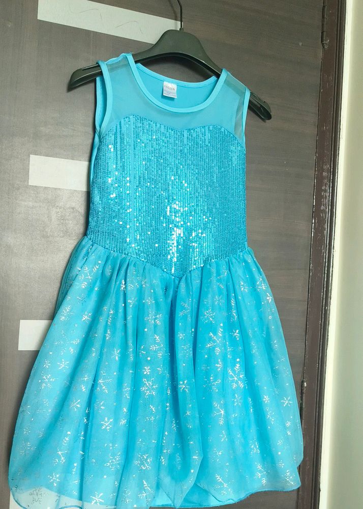 Blue Frozen Frock