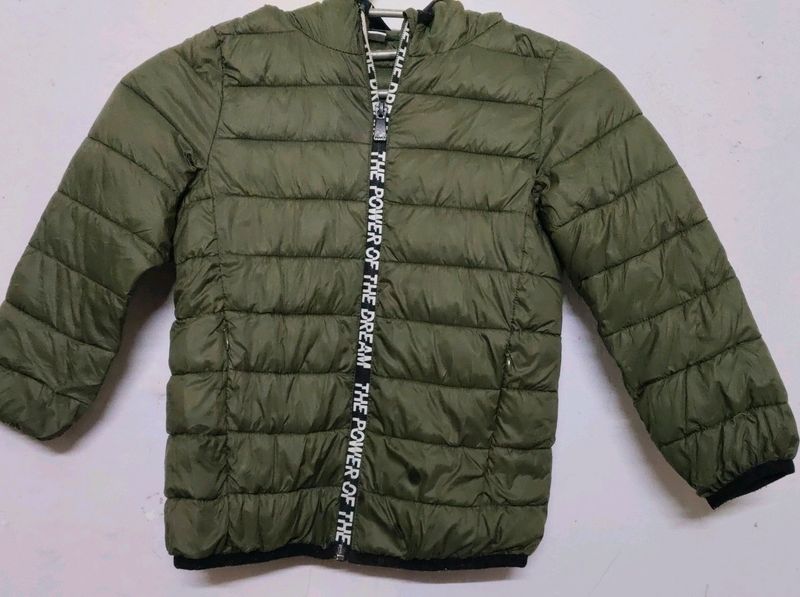 Zip Front Puffer Jacket