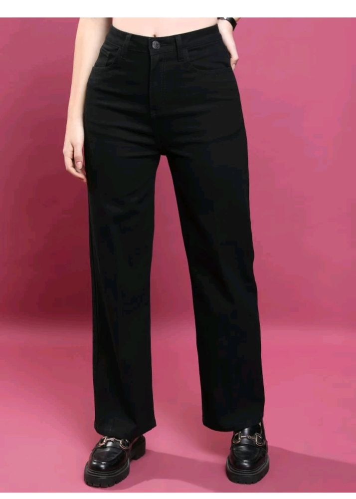 Tokyo Talkies Flared Women Black Jeans