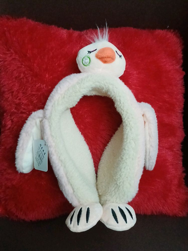 Penguin Flying Ears Soft Winter Plush Earmuff