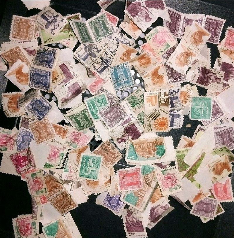 100 Assorted Indian Stamps