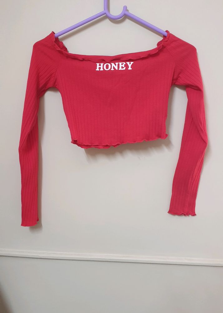 Shein- Red Crop Top- Xs