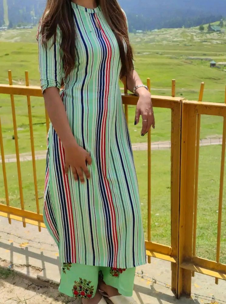 Kurti Plazo Set