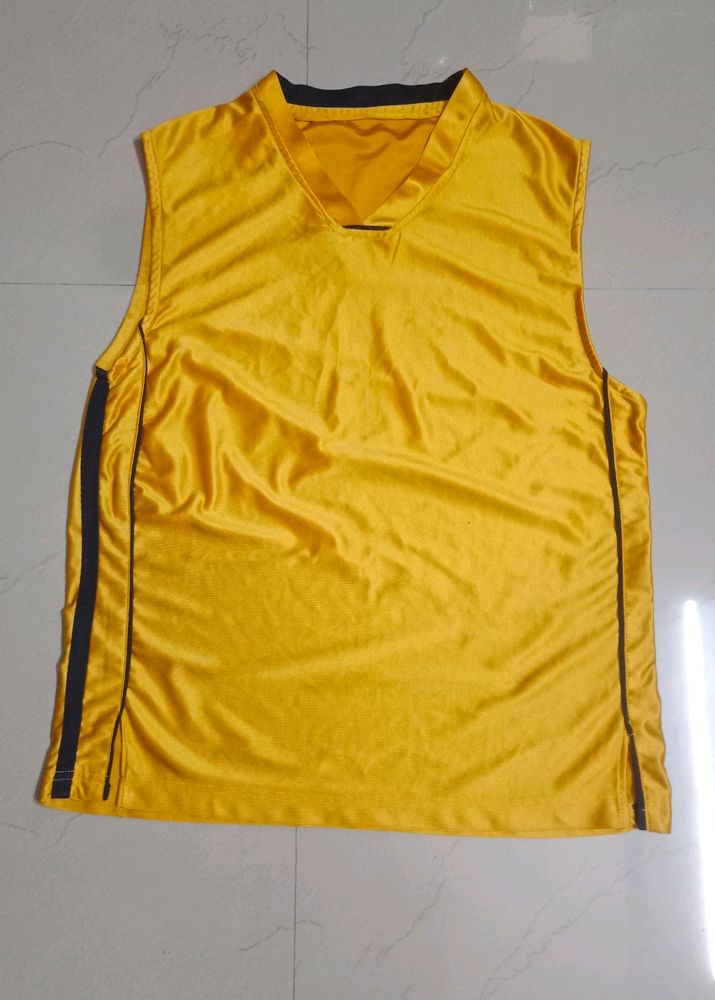 Gold Colour Tank Top