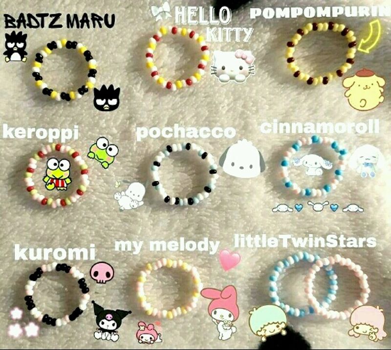 Sanrio  Beaded Rings♡