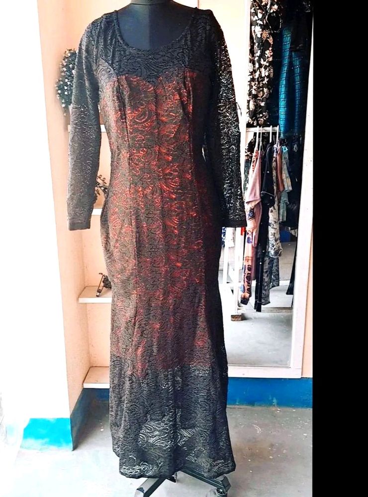 Maxi Net Dress