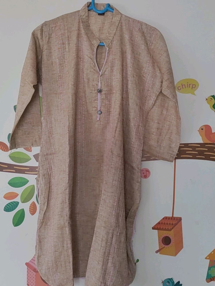 Biscuit Colour Kurta For Sale 🤩🤩