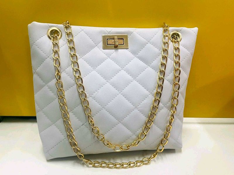 Classy White Bag