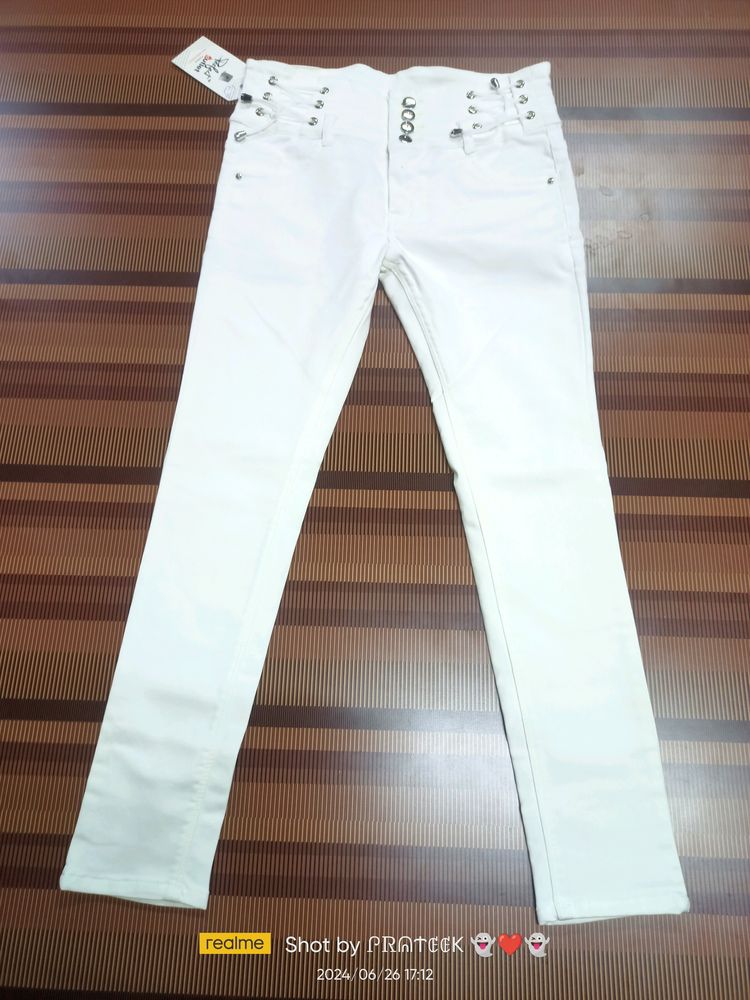 (M-70) 32 Size Slim Fit Denim Jeans