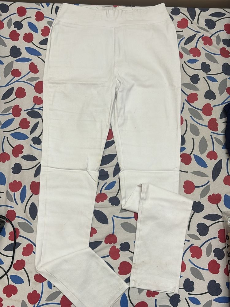 White jeggings