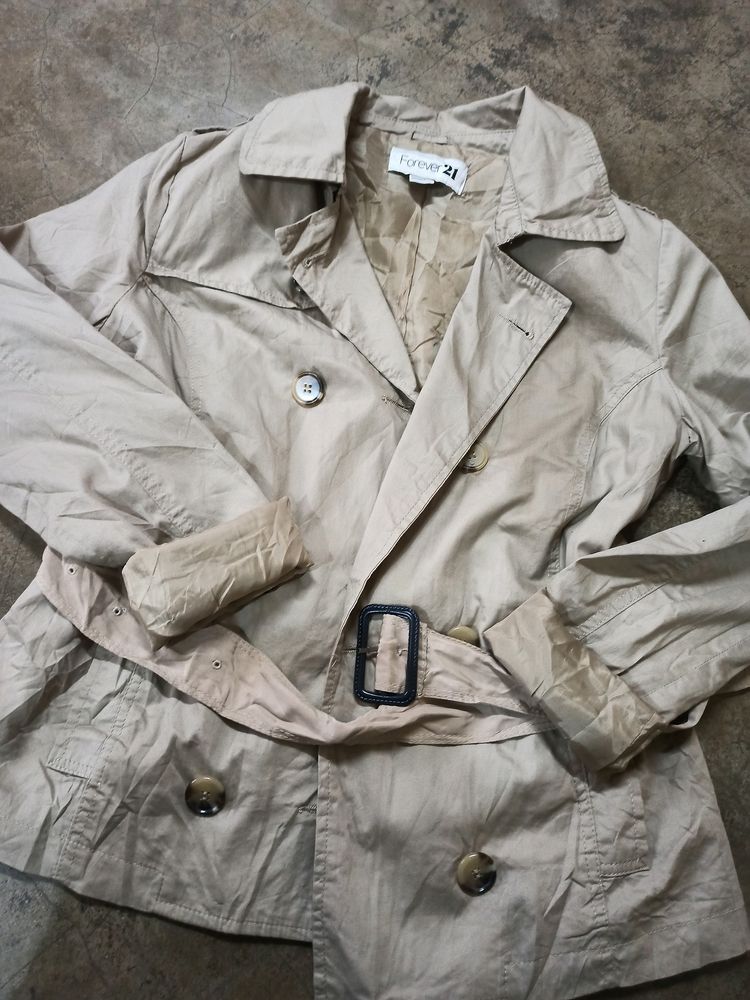 Short Trench Jacket/ Coat