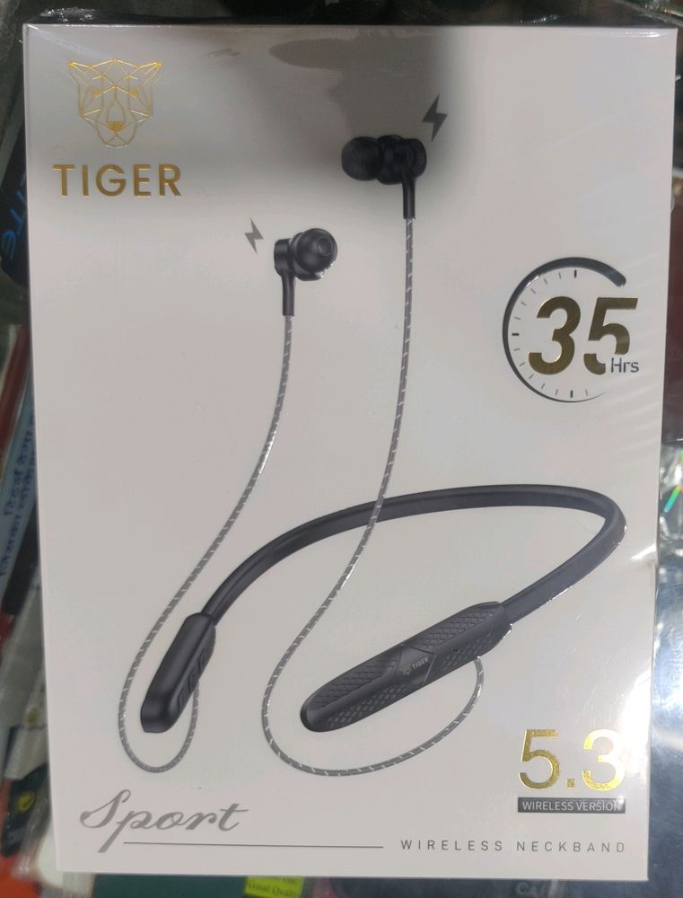 Tiger Sport Wireless Neckband, 35hrs Play Time