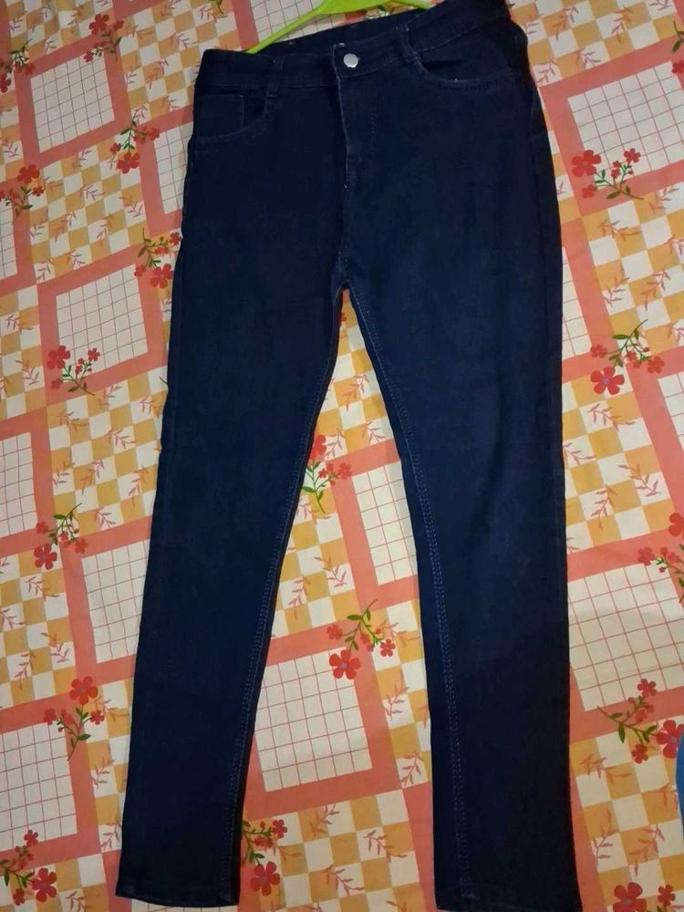 Navy Blue Skinny Jeans