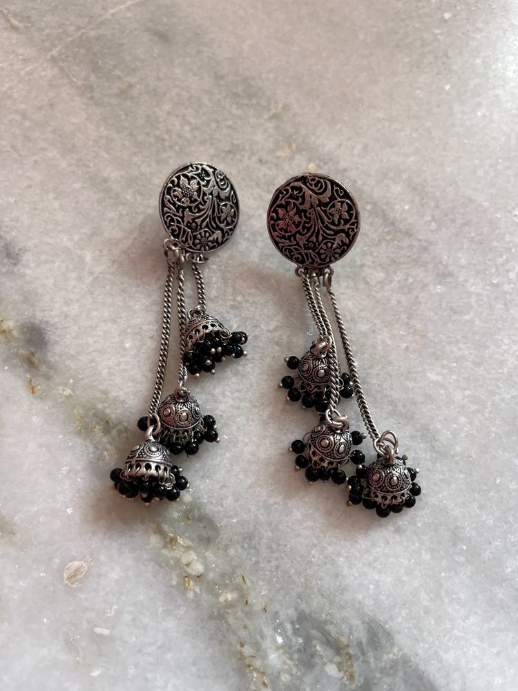 Oxidized Earrings