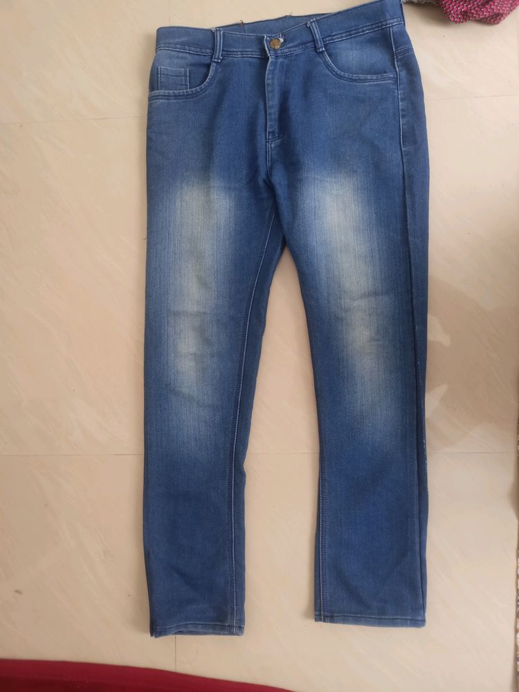 Men's Relaxed Fit Jeans, Size-34