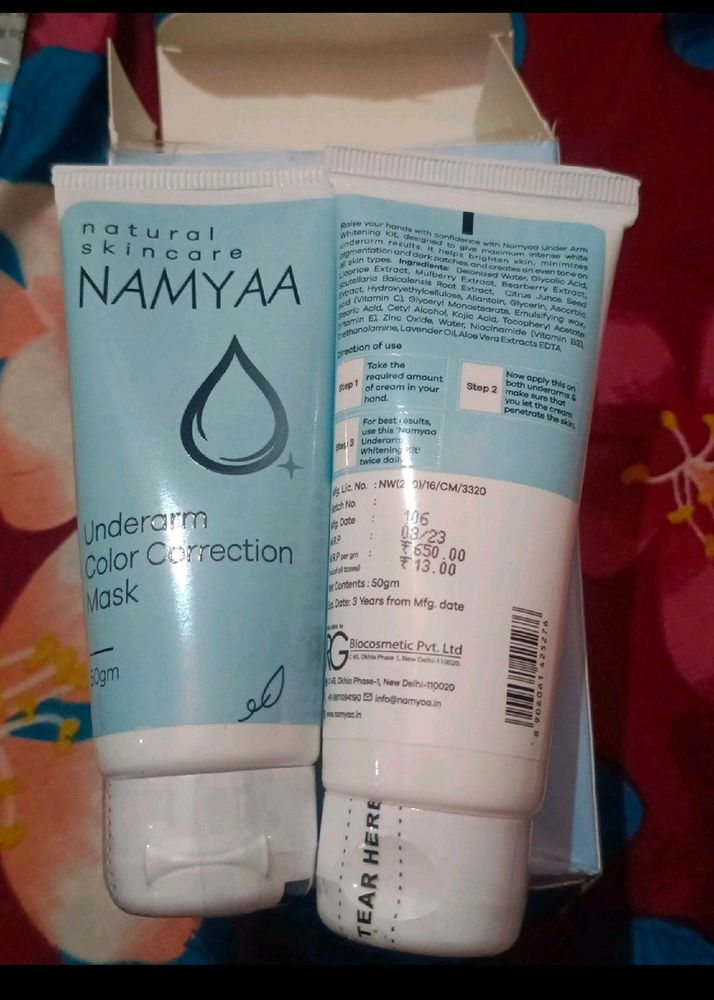 Namyaa Underarm Cream And Mask Combo Sale