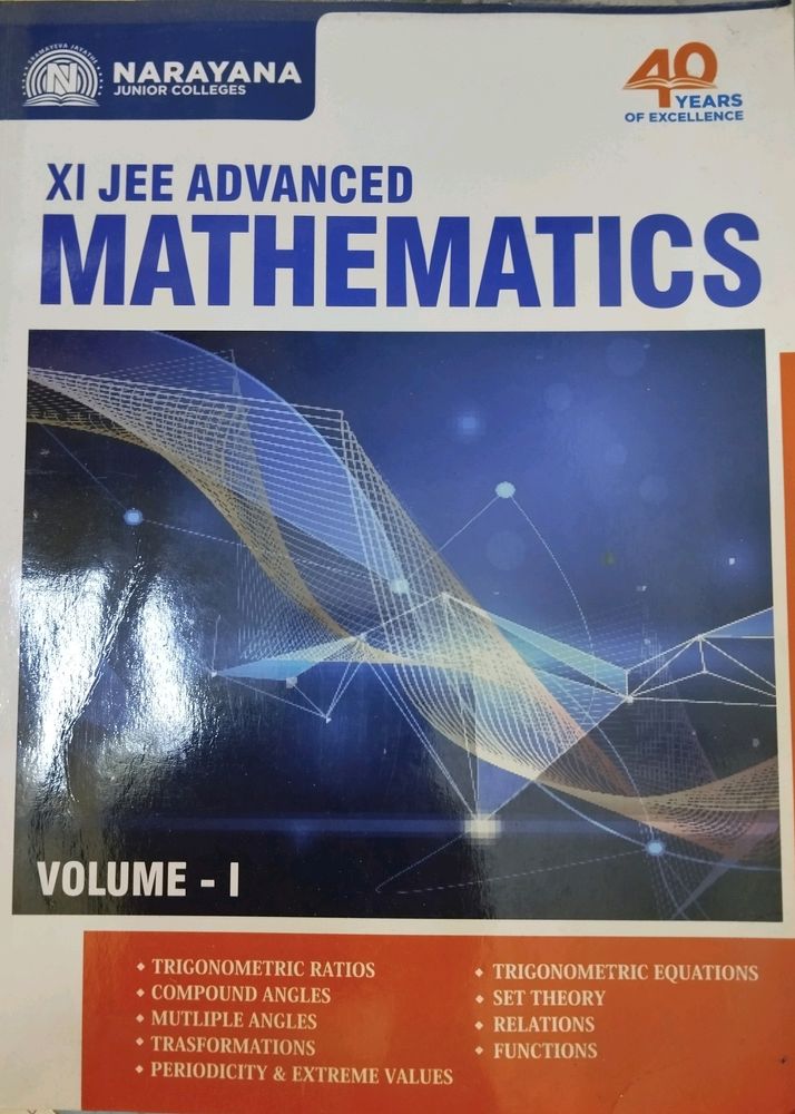 narayana JEE ADVANCED mathematics