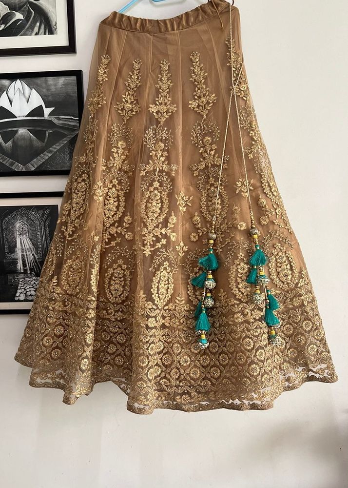 Golden Lehenga Only