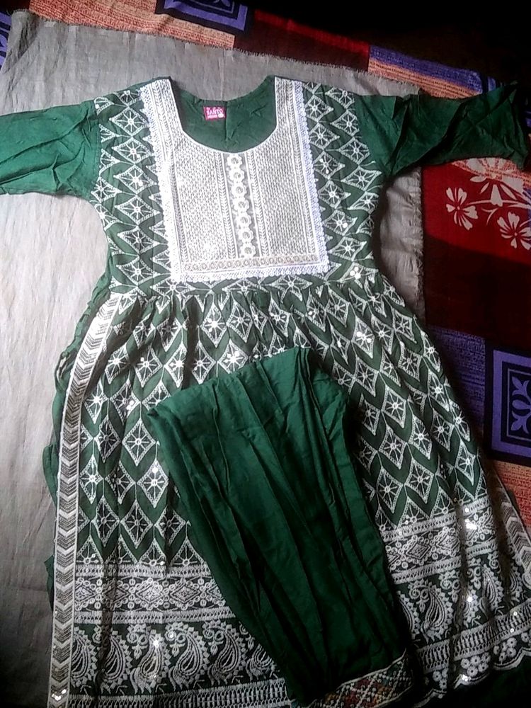 Havey Work Kurta With Palzo Set