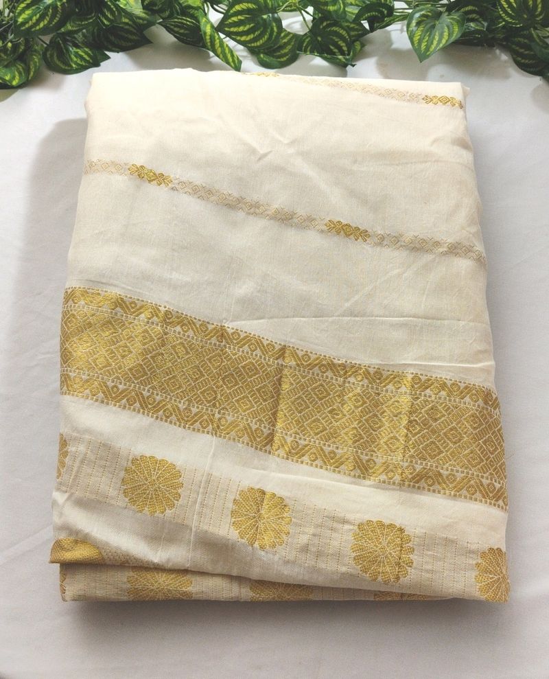 Cream Saree ( Women)