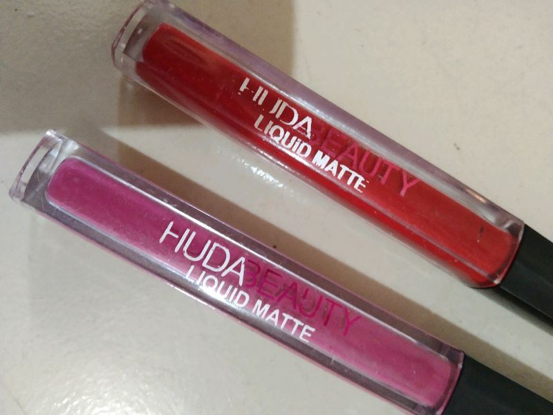 2 New Huda Beauty Lipsticks