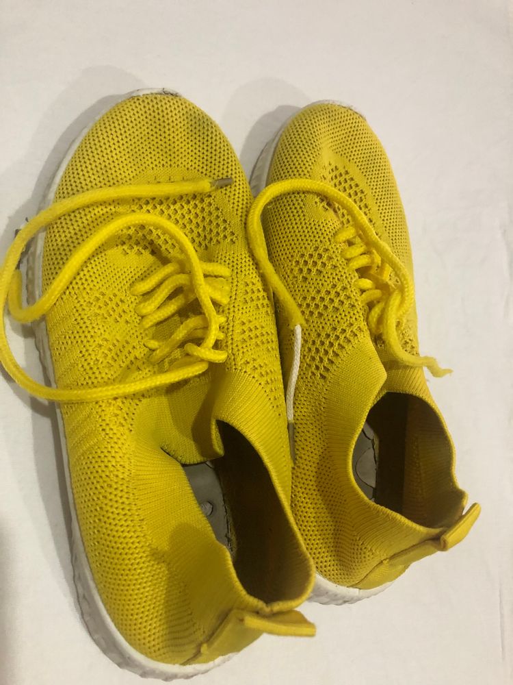 Yellow Boys Shoes