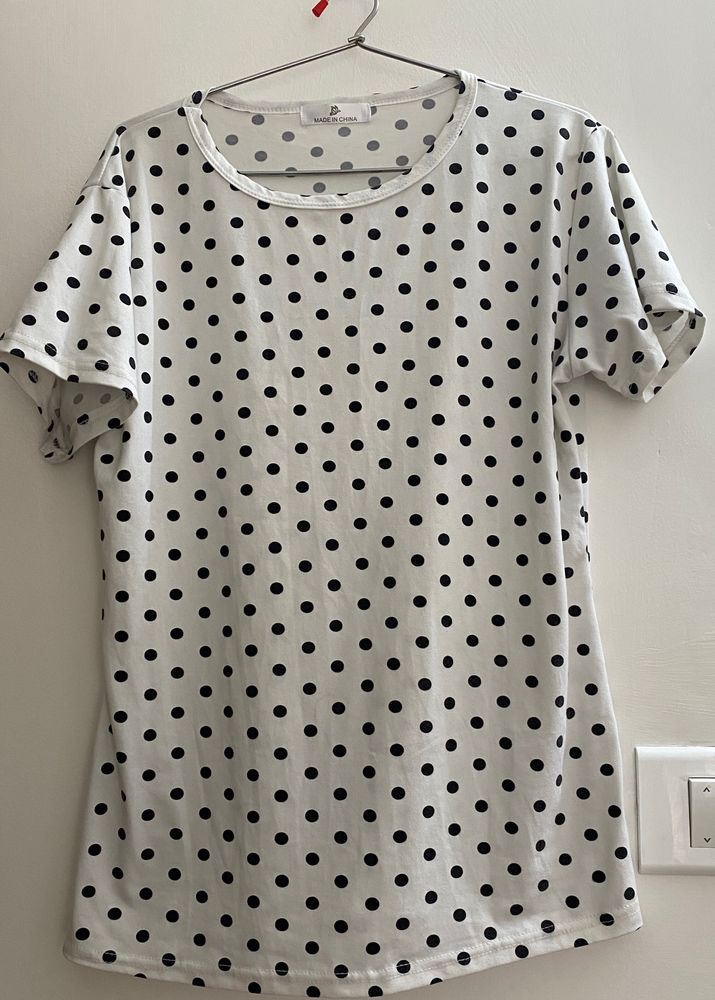 Shien- Polka Dot Top Good Condition