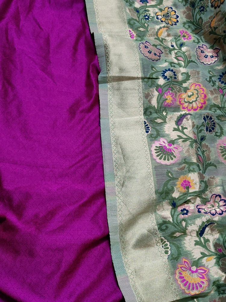 Khadi Silk Dress Material